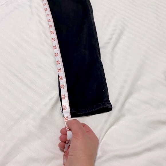 Rag & Bone Mid Rise Soft Twill Jeggings, Washed Black Size 27 - Picture 14 of 14